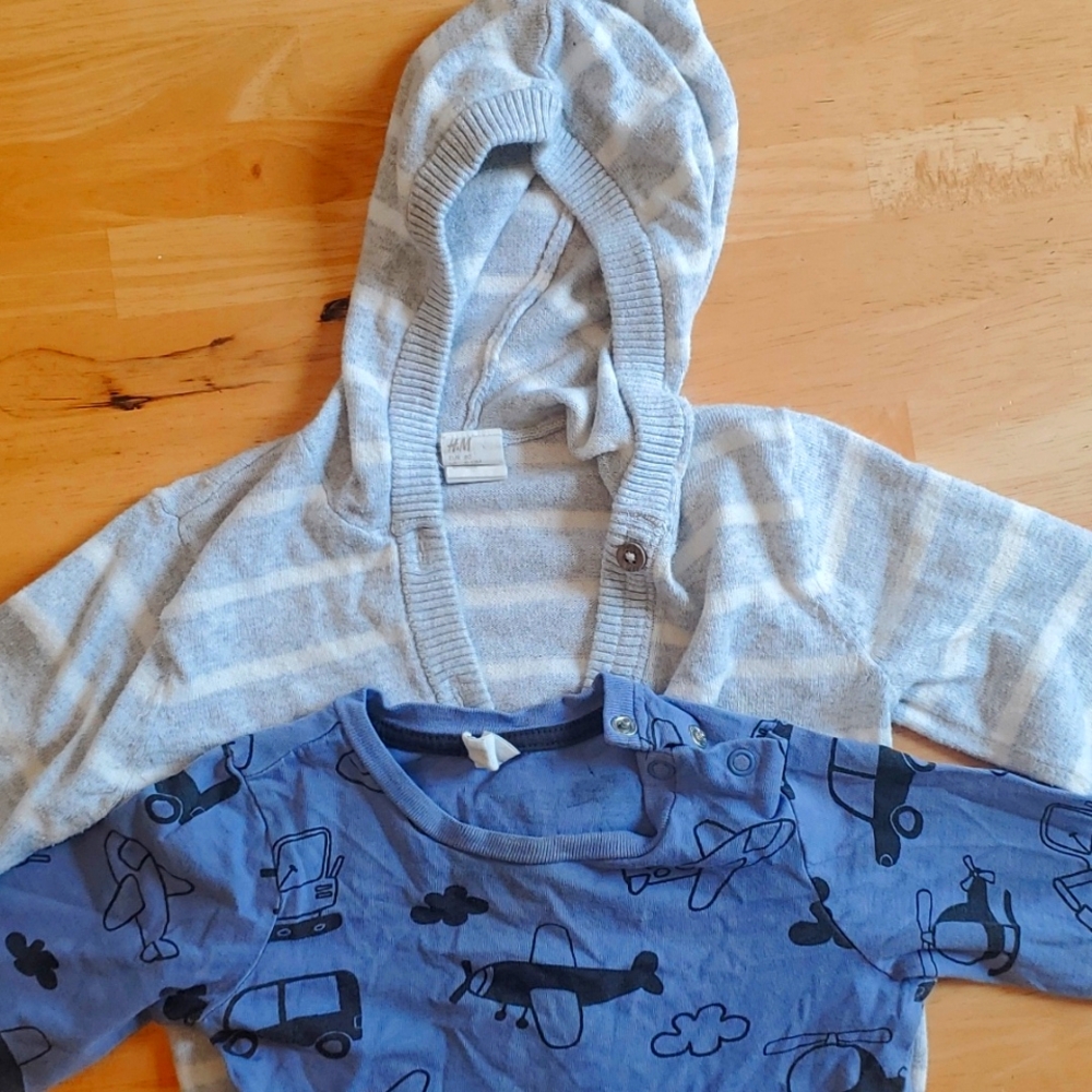 H&M Sweater and Long sleeve shirt
